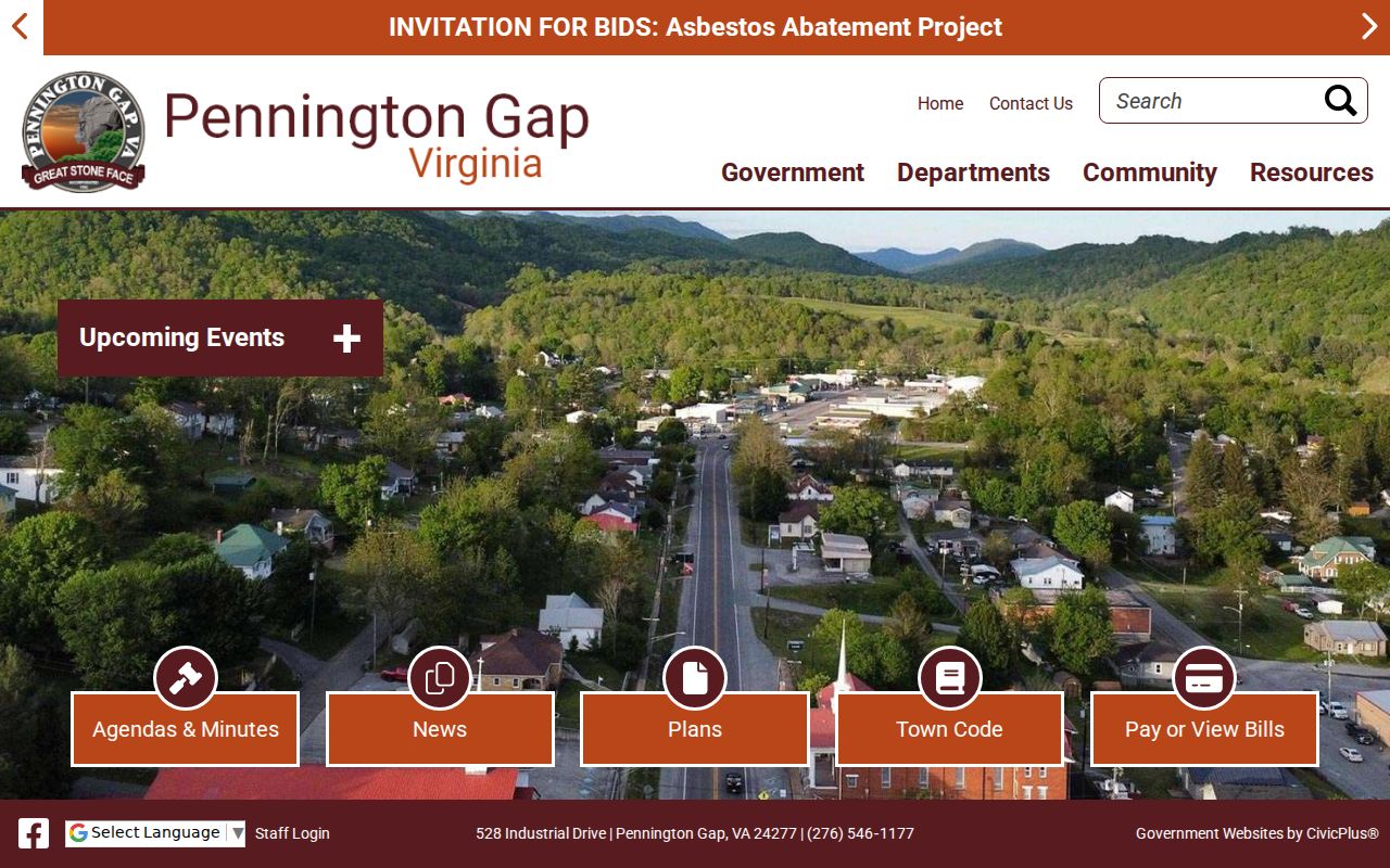 Pennington Gap criminal history official town website